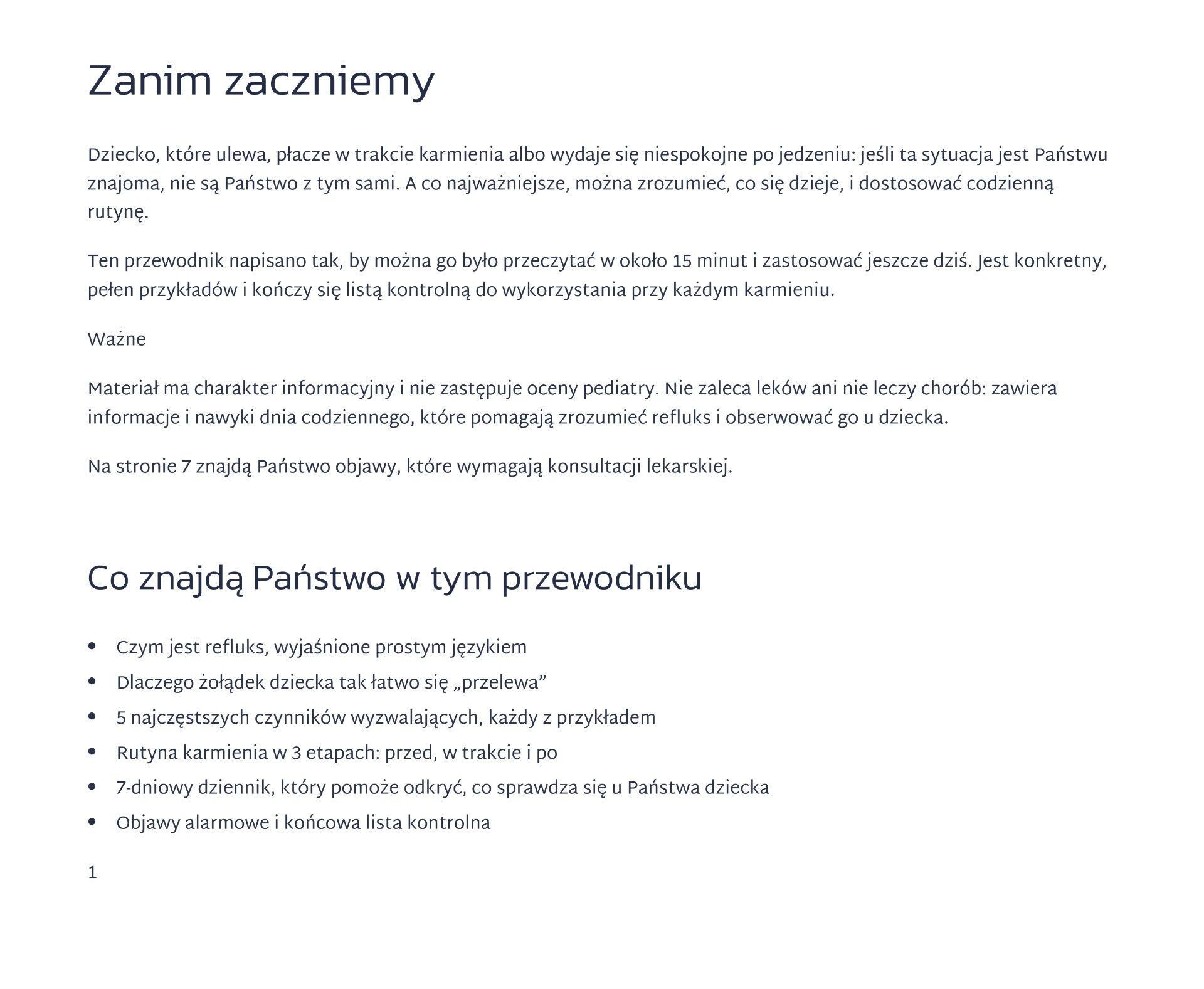 Podgląd stron e-booka Spokojny Brzuszek